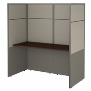 EASY OFFICE 60W CUBICLE DESK WORKSTATION WITH 66H CLOSED PANELS.  30H x 72L x 72W.  <FONT COLOR=GREEN>-FREE SHIPPING-</FONT> EASY OFFICE 60W CUBICLE DESK WORKSTATION WITH 66H CLOSED PANELS.  30H x 72L x 72W.  <FONT COLOR=GREEN>-FREE SHIPPING-</FONT>