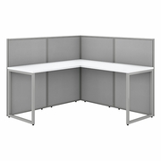 EASY OFFICE 60W L SHAPED CUBICLE DESK WORKSTATION WITH 45H PANELS.  <FONT COLOR=GREEN>-FREE SHIPPING-</FONT> EASY OFFICE 60W L SHAPED CUBICLE DESK WORKSTATION WITH 45H PANELS.  <FONT COLOR=GREEN>-FREE SHIPPING-</FONT>