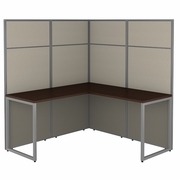 EASY OFFICE 60W L SHAPED CUBICLE DESK WORKSTATION WITH 66H PANELS.  30H x 72L x 72W.  <FONT COLOR=GREEN>-FREE SHIPPING-</FONT> EASY OFFICE 60W L SHAPED CUBICLE DESK WORKSTATION WITH 66H PANELS.  30H x 72L x 72W.  <FONT COLOR=GREEN>-FREE SHIPPING-</FONT>