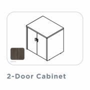 EDGE-30"-LAMINATE-2-DOOR-CABINET-SHADOW ELM-FREE SHIPPING