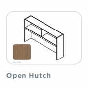 EDGE 70" LAMINATE OPEN HUTCH SAHARA RIDGE -FREE SHIPPING