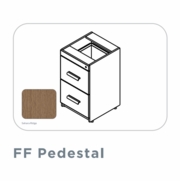 EDGE LAMINATE FILE/FILE SURFACE-SUPPORTING PEDESTAL SAHARA RIDGE -FREE SHIPPING