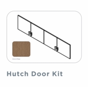 EDGE LAMINATE HUTCH DOOR KIT, SET OF 4 SAHARA RIDGE -FREE SHIPPING