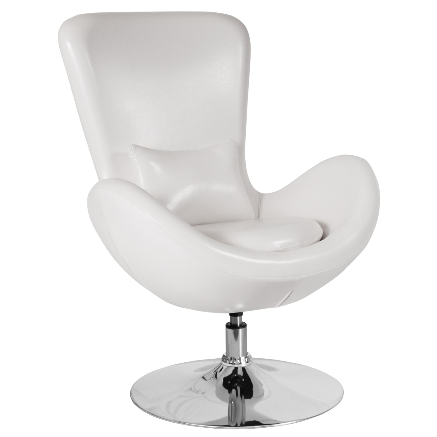 EGG SERIES WHITE LEATHERSOFT SIDE RECEPTION CHAIR <font color=green>FREE SHIPPING!</font> EGG SERIES WHITE LEATHERSOFT SIDE RECEPTION CHAIR <font color=green>FREE SHIPPING!</font>
