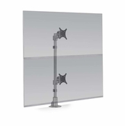 EH2 CONNEX DUAL MONITOR ARM<br>ONE OVER ONE<br>STACKED MONITOR MOUNT