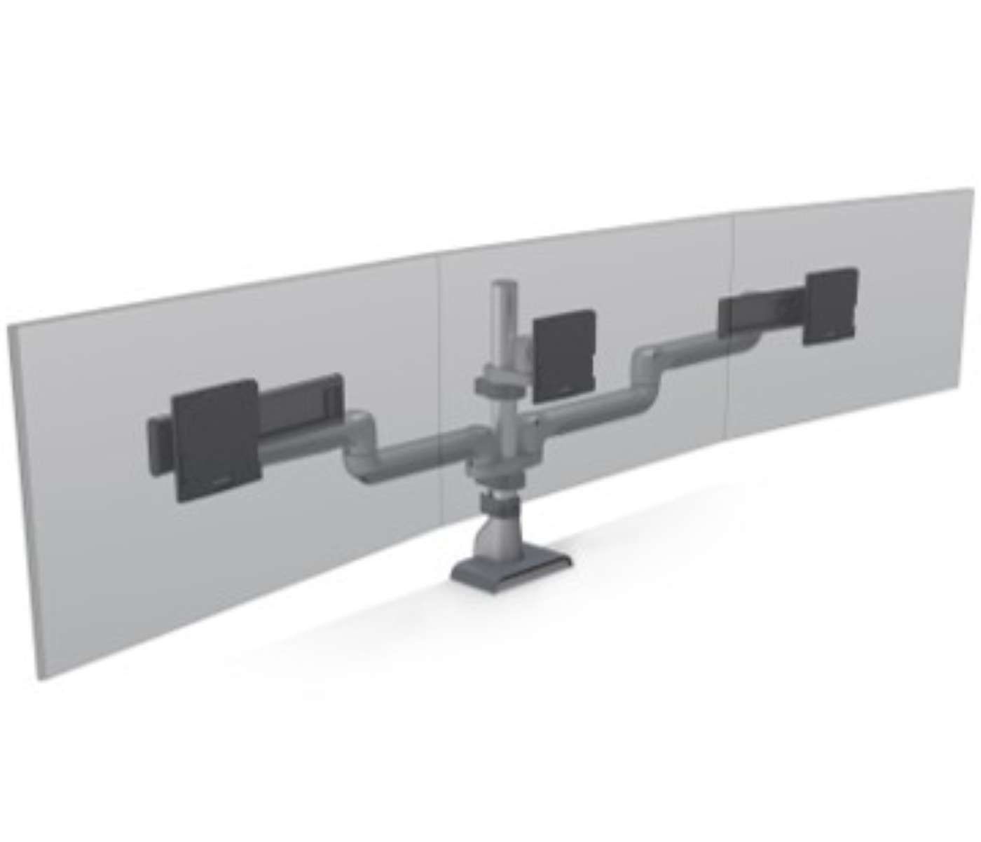 EH5 TRIPLE MONITOR<br>STATIC POLE MOUNT<BR>FOR UP TO 27" SCREEN SIZE EH5 TRIPLE MONITOR<br>STATIC POLE MOUNT<BR>FOR UP TO 27" SCREEN SIZE