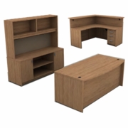 EHOME EDGE PRIVATE OFFICE & RECEPTION CASEGOODS BY ERGONOMIC HOME