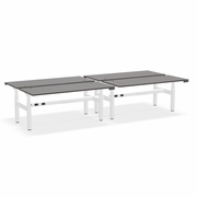 ^EHOMEBOOST^ PRO<br>ELECTRIC DESK<br> 30"x72" 4 PERSON:<br>SHADOW ELM & WHITE<br><font color=red>Contact Us:</font><a href="mailto:tom@ergonomichome.com">tom@ergonomichome.com</a></font><br>Or Call: <a href="tel:+18775502678">877-550-2678</a>