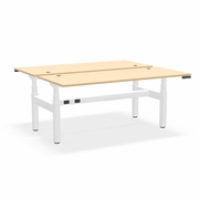 ^EHOMEBOOST^ PRO<br>ERGONOMIC STANDING DESK<br> 30"x72" 2 PERSON:<br>SONIC MAPLE & WHITE<br><font color=red>Contact Us:</font><a href="mailto:tom@ergonomichome.com">tom@ergonomichome.com</a></font><br>Or Call: <a href="tel:+18775502678">877-550-2678</a>
