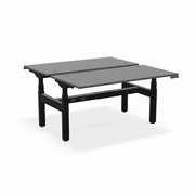 ^EHOMEBOOST^ PRO<br>HEIGHT ADJUSTABLE DESK 30"x60"<br> 2-STATION: SHADOW ELM & BLACK<br><font color=red>Contact Us:</font><a href="mailto:tom@ergonomichome.com">tom@ergonomichome.com</a></font><br>Or Call: <a href="tel:+18775502678">877-550-2678</a>
