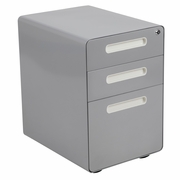 ERGONOMIC 3-DRAWER MOBILE LOCKING FILING CABINET WITH ANTI-TILT MECHANISM AND HANGING DRAWER FOR LEGAL & LETTER FILES, GRAY: <font color=green>FREE SHIPPING!</font> ERGONOMIC 3-DRAWER MOBILE LOCKING FILING CABINET WITH ANTI-TILT MECHANISM AND HANGING DRAWER FOR LEGAL & LETTER FILES, GRAY: <font color=green>FREE SHIPPING!</font>