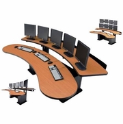 ERGONOMIC HOME: CONTROL ROOM CONSOLES. COMMAND CENTER DESKS: