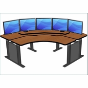 ERGONOMIC HOME CORNER COMPUTER DESK HEIGHT ADJUSTABLE 25"-51" #RFQ-1718.<br>BAA COMPLIANT SEE BELOW.<br>REV4-2-25