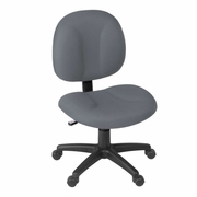 Ergonomic Home CozyCore Series Swivel Fabric Computer Task Chair - Armless - Grey<br><FONT COLOR=GREEN>-FREE SHIPPING-</FONT>