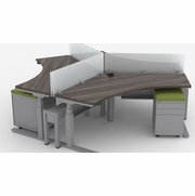 ERGONOMIC HOME ^EHOMEBOOST^ CONTROL ROOM DESKS POD OF 3. CORNER STANDING COMPUTER DESK. SHIPS IN 7-BIZ DAYS.<br><font color=red>Contact Us:</font><a href="mailto:tom@ergonomichome.com">tom@ergonomichome.com</a></font><br>Or Call: <a href="tel:+18775502678">877-550-2678</a>