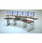 ERGONOMIC HOME ERGOTRAC ADJUSTABLE BROADCAST CONSOLE. ERGOTRAC-452639060.