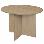 Ergonomic Home Heritage 3.5 ft Round Conference Table- Noble Oak<br><FONT COLOR=GREEN>-FREE SHIPPING-</FONT>