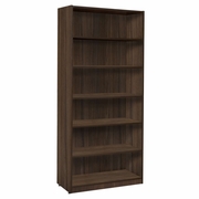 Ergonomic Home Heritage 71 in. High Bookcase- Neo Walnut<br><FONT COLOR=GREEN>-FREE SHIPPING-</FONT>