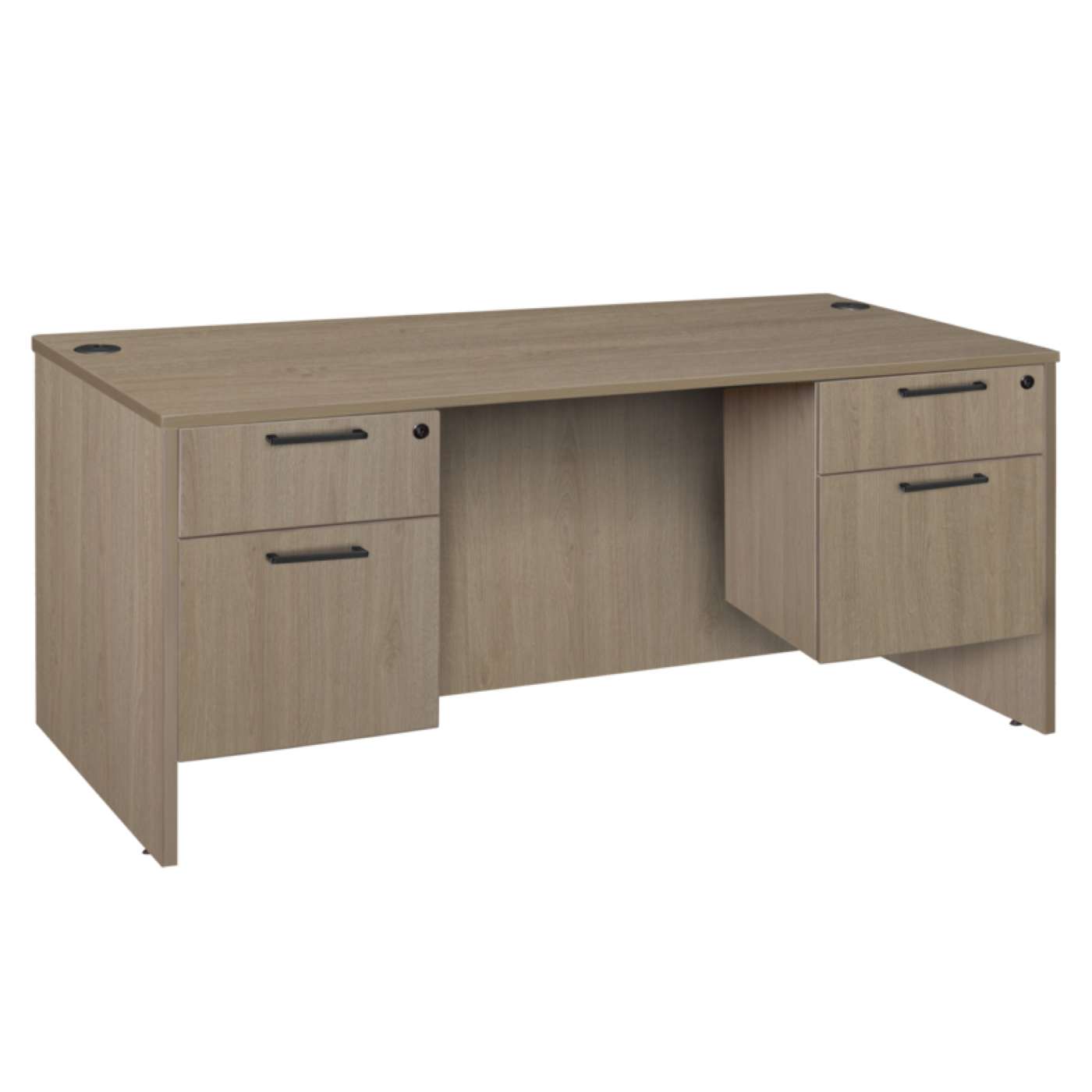Ergonomic Home Heritage 71 x 35 in. Office Desk with Double Pedestal Drawer Unit- Noble Oak<br><FONT COLOR=GREEN>-FREE SHIPPING-</FONT> Ergonomic Home Heritage 71 x 35 in. Office Desk with Double Pedestal Drawer Unit- Noble Oak<br><FONT COLOR=GREEN>-FREE SHIPPING-</FONT>