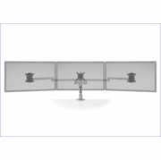 ERGONOMIC HOME INNOVATIVE STAXX TRIPLE ADJUSTABLE MONITOR ARM #EH-STX-03W. HOLDS MONITORS FROM 24" TO 30". FREE SHIPPING.