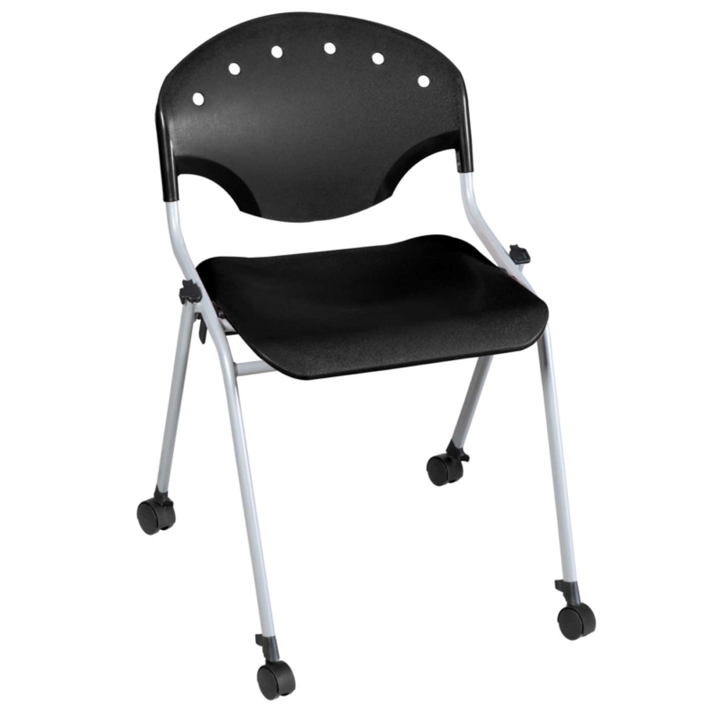 Ergonomic Home Nova Classroom Training Mobile Stack Chair Armless - Black<br><FONT COLOR=GREEN>-FREE SHIPPING-</FONT> Ergonomic Home Nova Classroom Training Mobile Stack Chair Armless - Black<br><FONT COLOR=GREEN>-FREE SHIPPING-</FONT>