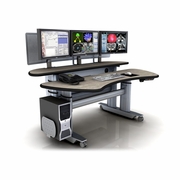 Ergonomic Home Radiology Table Desk #MT6-BL-E-L3. Dimensions: 72" x 45".