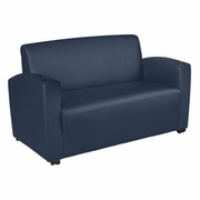 Ergonomic Home Stellar Loveseat- Navy Blue<br><FONT COLOR=GREEN>-FREE SHIPPING-</FONT>