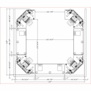 ERGOTRAC FAA CONTROL ROOM DESK