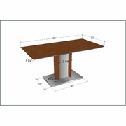 Executive Height Adjustable Sit Stand Desk 60X30.