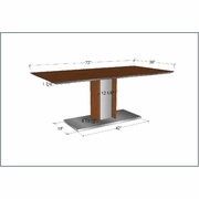 Executive Height Adjustable Sit Stand Desk 72X36.