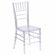 FLASH ELEGANCE CRYSTAL ICE STACKING CHIAVARI CHAIR: <font color=green>FREE SHIPPING!</font>