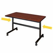 FLIP-TOP TABLES WITHOUT MODESTY PANELS