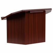 FOLDABLE TABLETOP LECTERN IN MAHOGANY: <font color=green>FREE SHIPPING!</font>