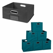 FULL & HALF CUBE FOLDABLE FABRIC STORAGE