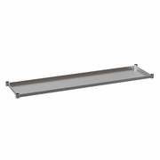 GALVANIZED UNDER SHELF FOR PREP AND WORK TABLES - ADJUSTABLE LOWER SHELF FOR 30" X 72" STAINLESS STEEL TABLES <font color=green>FREE SHIPPING!</font>