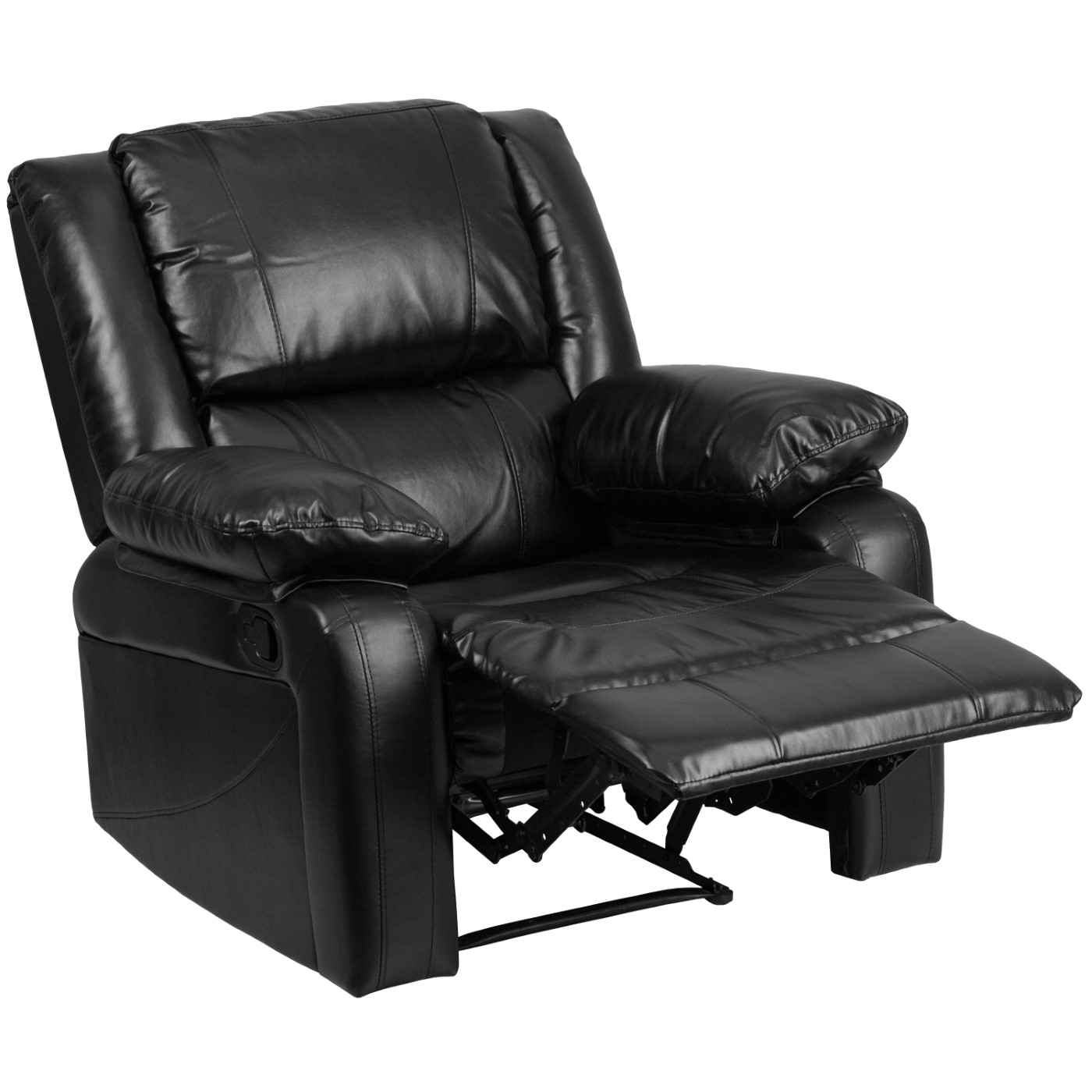 HARMONY SERIES BLACK LEATHERSOFT RECLINER: <font color=green>FREE SHIPPING!</font> HARMONY SERIES BLACK LEATHERSOFT RECLINER: <font color=green>FREE SHIPPING!</font>