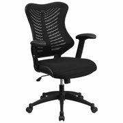 HIGH BACK DESIGNER BLACK MESH EXECUTIVE SWIVEL ERGONOMIC OFFICE CHAIR WITH ADJUSTABLE ARMS: <font color=green>FREE SHIPPING!</font> HIGH BACK DESIGNER BLACK MESH EXECUTIVE SWIVEL ERGONOMIC OFFICE CHAIR WITH ADJUSTABLE ARMS: <font color=green>FREE SHIPPING!</font>