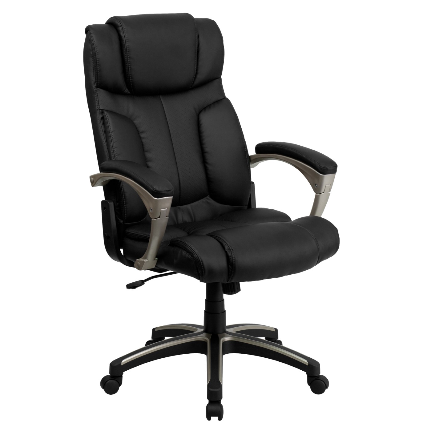 HIGH BACK FOLDING BLACK LEATHERSOFT EXECUTIVE SWIVEL OFFICE CHAIR WITH ARMS <font color=green>FREE SHIPPING!</font> HIGH BACK FOLDING BLACK LEATHERSOFT EXECUTIVE SWIVEL OFFICE CHAIR WITH ARMS <font color=green>FREE SHIPPING!</font>