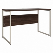 HYBRID 48W X 24D COMPUTER TABLE DESK WITH METAL LEGS: BLACK WALNUT  <FONT COLOR=GREEN>-FREE SHIPPING-</FONT>