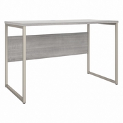 HYBRID 48W X 24D COMPUTER TABLE DESK WITH METAL LEGS: PLATINUM GRAY <FONT COLOR=GREEN>-FREE SHIPPING-</FONT>