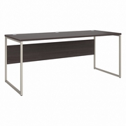 HYBRID 72W X 30D COMPUTER TABLE DESK WITH METAL LEGS: STORM GRAY <FONT COLOR=GREEN>-FREE SHIPPING-</FONT>