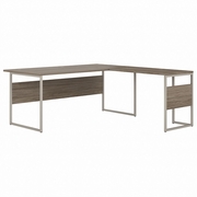 HYBRID 72W X 36D L SHAPED TABLE DESK WITH METAL LEGS: MODERN HICKORY <FONT COLOR=GREEN>-FREE SHIPPING-</FONT> HYBRID 72W X 36D L SHAPED TABLE DESK WITH METAL LEGS: MODERN HICKORY <FONT COLOR=GREEN>-FREE SHIPPING-</FONT>