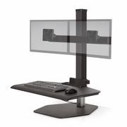INNOVATIVE EH-WNST-2-CW WINSTON WORKSTATION DUAL WITH COMPACT WORKSURFACE. FREE SHIPPING.