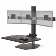 INNOVATIVE EH-WNST-3 WINSTON WORKSTATION TRIPLE FREESTANDING SIT-STAND. FREE SHIPPING.