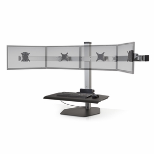 INNOVATIVE WINSTON WORKSTATION� QUAD WITH COMPACT WORKSURFACE #EH-WNST-4-CW.