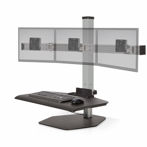 INNOVATIVE EH-WNST-3-CW WINSTON WORKSTATION� TRIPLE WITH COMPACT WORKSURFACE.