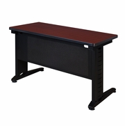 ION FIXED HEIGHT 48 X 24 IN. SEMINAR TRAINING TABLE- MAHOGANY. FREE SHIPPING.