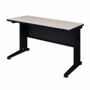 ION FIXED HEIGHT 48 X 24 IN. SEMINAR TRAINING TABLE- MAPLE. FREE SHIPPING.