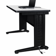 ION FIXED HEIGHT 48 X 24 IN. SEMINAR TRAINING TABLE- WHITE. FREE SHIPPING.
