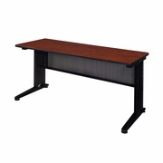 ION FIXED HEIGHT 66 X 24 IN. SEMINAR TRAINING TABLE- CHERRY. FREE SHIPPING.